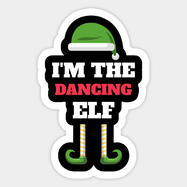 I'm the Dancing Elf! Sticker by playerpup